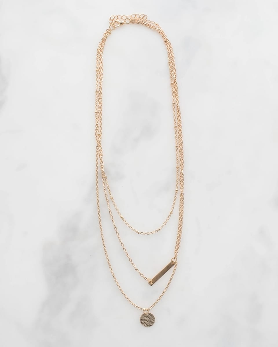 Layered Gold Necklace