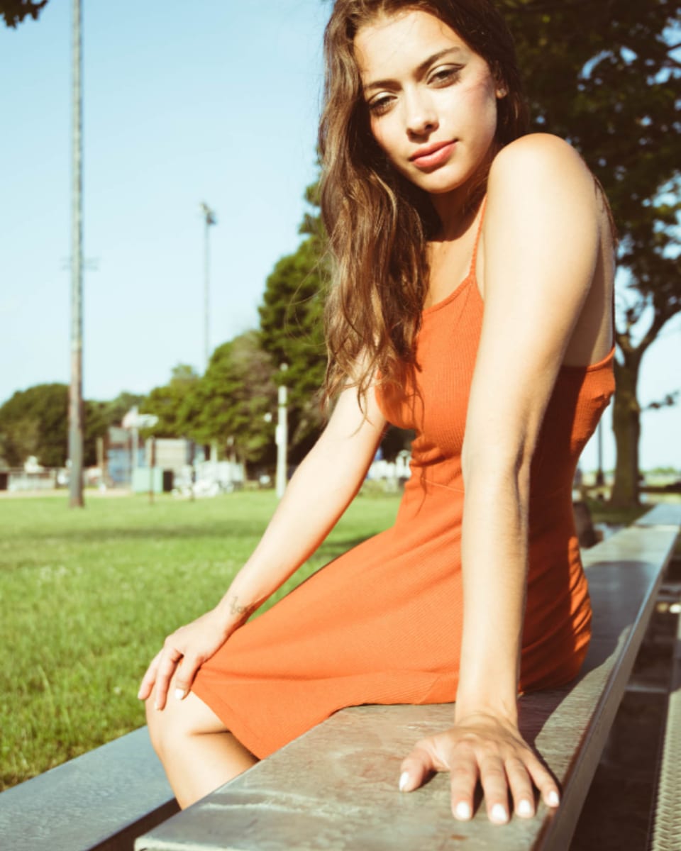 Terracotta Slip Dress