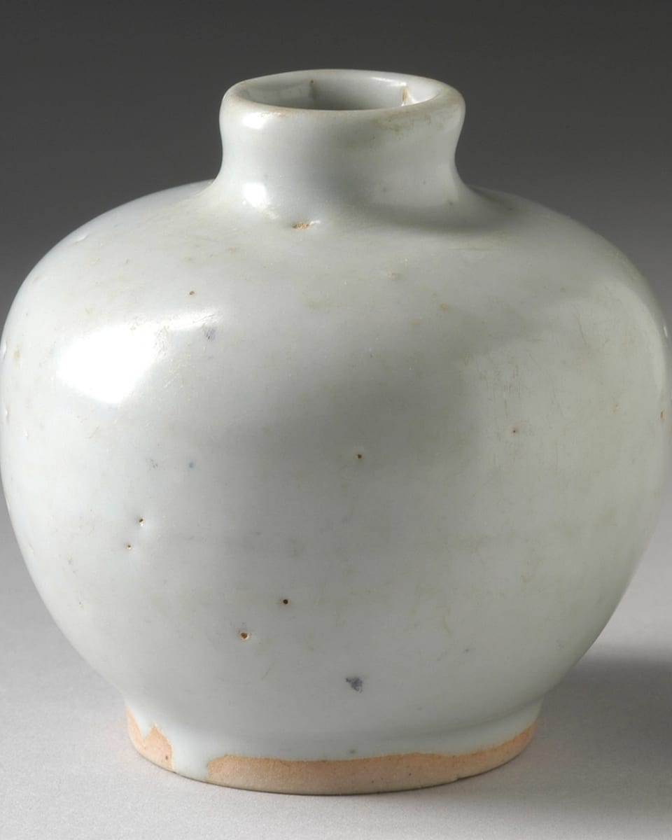 Glazed Bud Vase